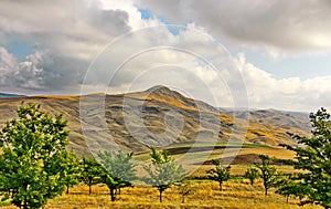 Valley in Shamakhi region of Azerbaijan