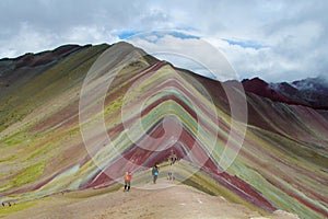 Valley of Siete Colores near Cuzco