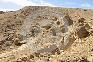 Valley of the spheres, Torysh, Mangystau region, Kazakhstan