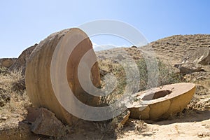 Valley of the spheres, Torysh, Mangystau region, Kazakhstan