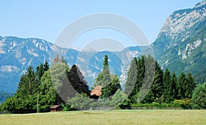 Valley at Stara Fuzina, Slovenia