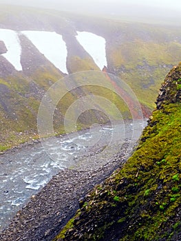 Valley stream on Novaya Zemlya (New Land)