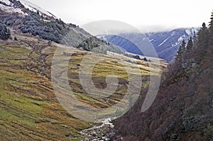 Valley in Svaneti region