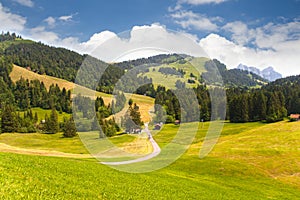 Valley in Switzerland