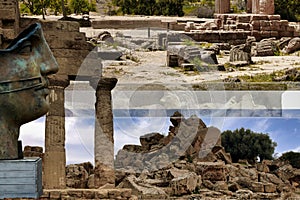 The Valley of the Temples of Agrigento (Sicily, Italy) is an archaeological park with perfectly preserved Doric temples