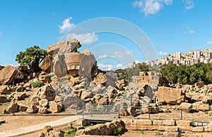 The Valley of the Temples, Archaeological Park in Agrigento, Sicily