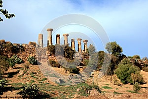Valley of the temples greek ruins, Agrigento Italy