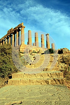 Valley of the temples greek ruins, Agrigento Italy