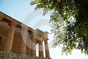 Valley of the Temples (Valle dei Templi), an ancient Greek Temple built in the 5th century BC, Agrigento, Sicily.