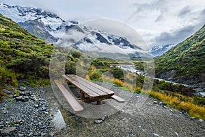 Valley Track in Mt.Cook National Park, New Zealand