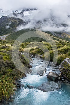 Valley Track in Mt.Cook National Park, New Zealand