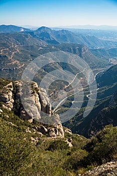 Valley under the Monserrat mountain photo