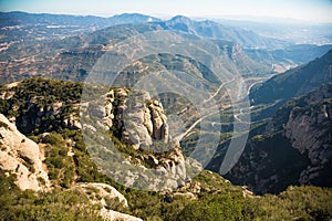 Valley under the Monserrat mountain photo