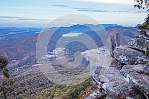 Valley View From Boroka Lookout Over Halls Gap