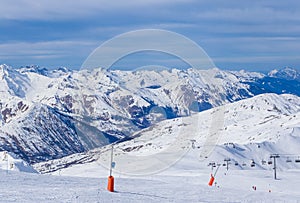 Valley view of Val Thorens