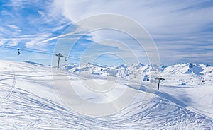 Valley view of Val Thorens