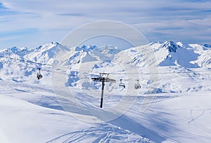 Valley view of Val Thorens