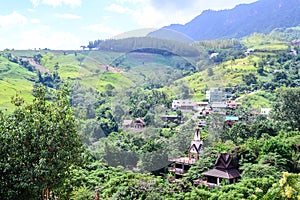 Valley village at Phu Tabberk in Phetchabun, Thailand