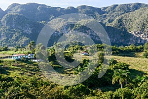 The valley of Vinales on Cuba