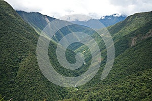 Valley in Yungas Region, Bolivia