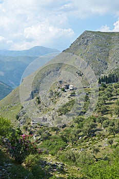 Valleys of Albanian mountains