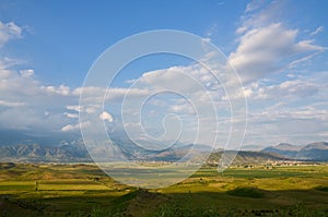 Valleys of Albanian mountains