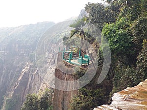 Valleys of Cherapuji where Highest rain in India
