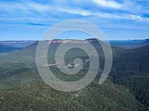 valleys of Echo Point Blue Mountains three sisters Katoomba Sydney NSW Australia photo