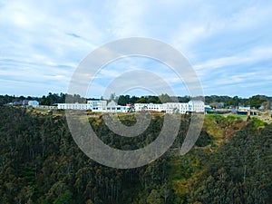 valleys of Echo Point Blue Mountains three sisters Katoomba Sydney NSW Australia photo