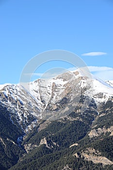 Vallnord fairy-tale mountains, Europe, the Principality of Andorra, the eastern Pyrenees, the sector of skiing Pal.