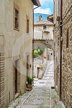 Vallo di Nera, beautiful ancient village in the Province of Perugia, in the Umbria region of Italy.