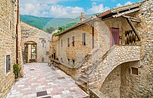 Vallo di Nera, beautiful ancient village in the Province of Perugia, in the Umbria region of Italy.