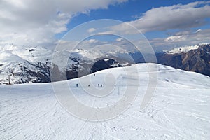 Valloire ski piste