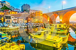 Vallon des Auffes port in Marseille, France