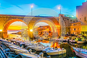 Vallon des Auffes port in Marseille, France