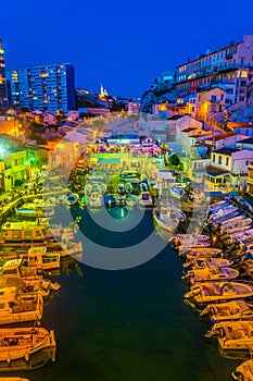 Vallon des Auffes port in Marseille, France