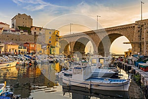 Vallon des Auffes port - Marseille France photo