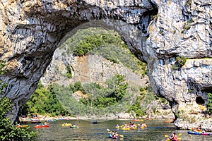 Vallon Pont d'Arc, Gard Provencal, south of France photo