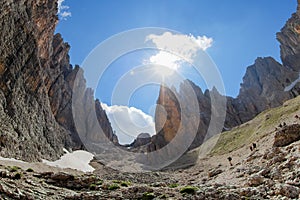 Vallone Sassolungo, Val Gardena HDR