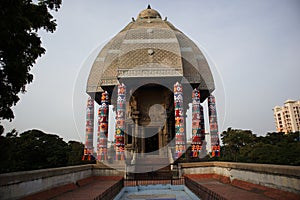 Valluvar Kottam in Chennai, India is a chariot shaped memorial dedicated to the Tamil poet Tiruvalluvar photo