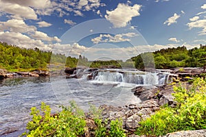 The Valnesfossen waterfall, Norway