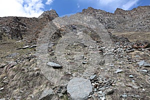 Valnontey in Gran Paradiso National Park. Valle Dâ€™Aosta. Italy