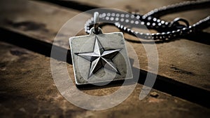 valor military star emblem photo