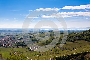 Valpolicella hills landscape, Italian viticulture area, Italy