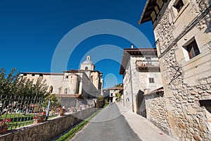 Valpuesta village and ancient monastery, origin of the spanish l