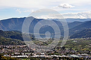 This is the Valsugana view from Buss, Pergine Valsugana. photo