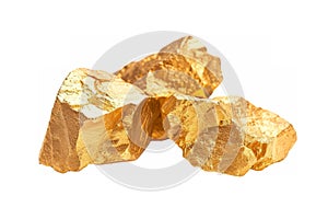 valuable metals such as gold on a white background.