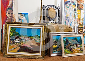 Valuable paintings collection