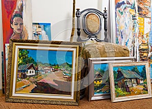 Valuable paintings collection photo