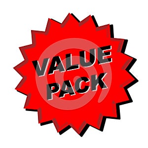 Value Pack Sign